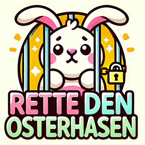 Osterhase im Käfig